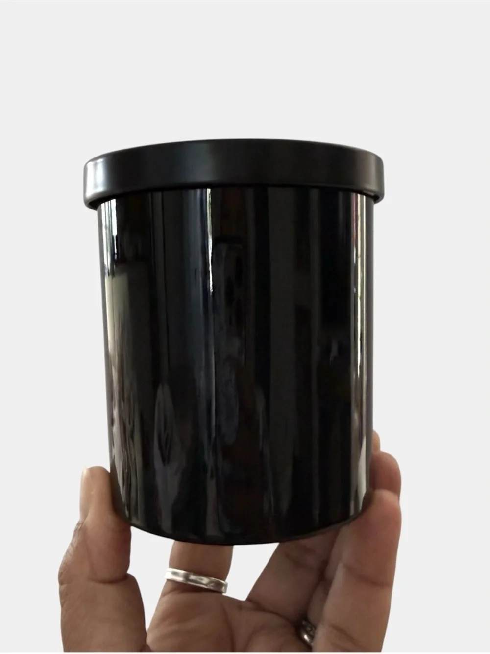Leoben Company Teakwood & Oak Black Scented Candle - Black Jar Manly Apothecary